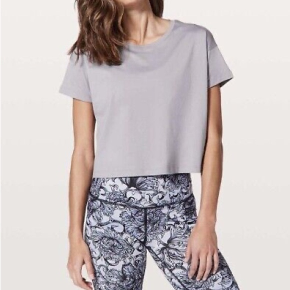 Lululemon Cates Crop Tee